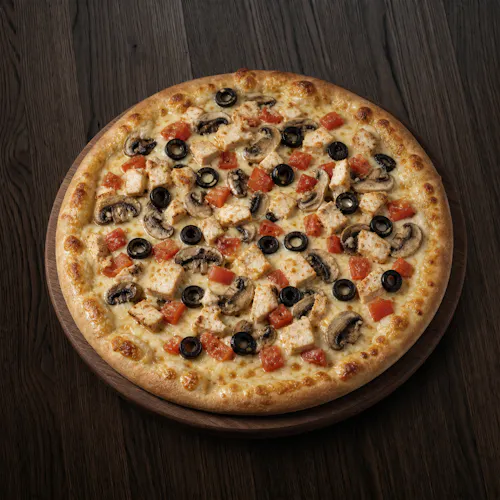 Garlic Chicken pizza