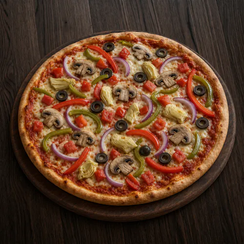 Veggie Delight pizza
