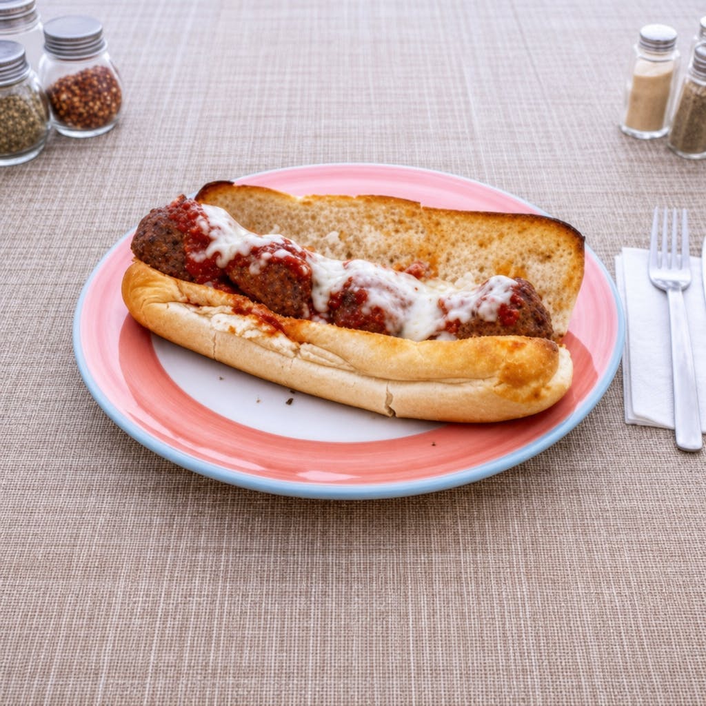 Meatball Parmigiana Hero