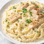 Chicken Alfredo with Fettuccini 
