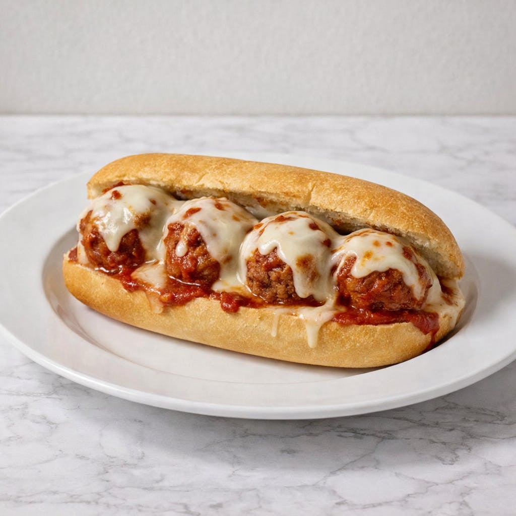 Meatball Parmigiana Sub