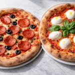 Two Medium Pizzas with Two Toppings Pick Up Special