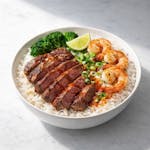 Steak & Shrimp Rice Bowl