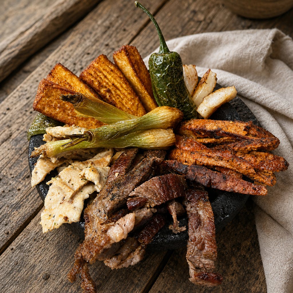 Molcajete Steak