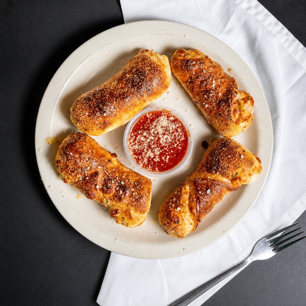Pepperoni Rolls with Sauce