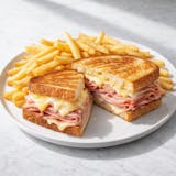 Grilled Ham & Swiss with Fries