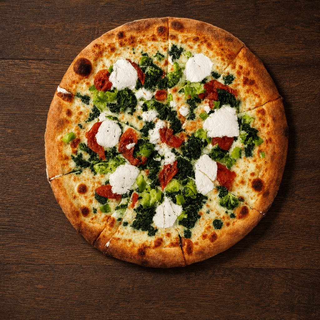 White Holiday   Pizza