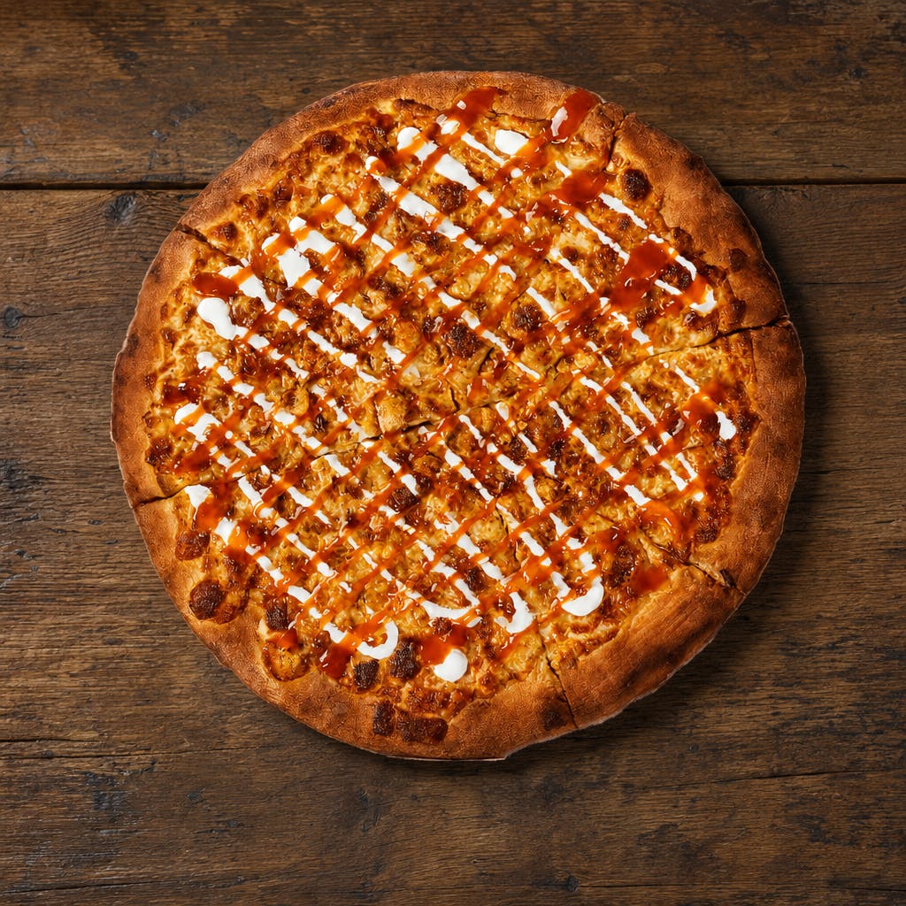Buffalo Chicken Ranch Pizza
