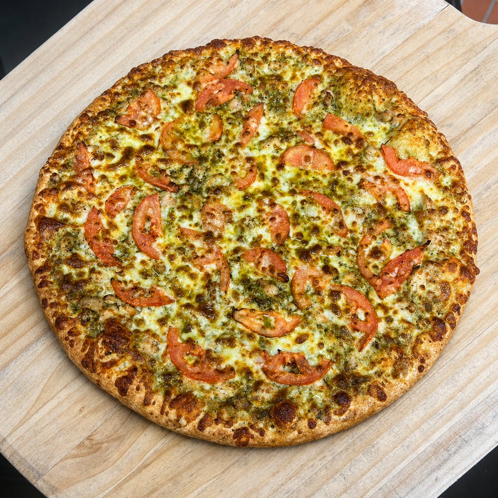 3. Pesto Chicken Pizza