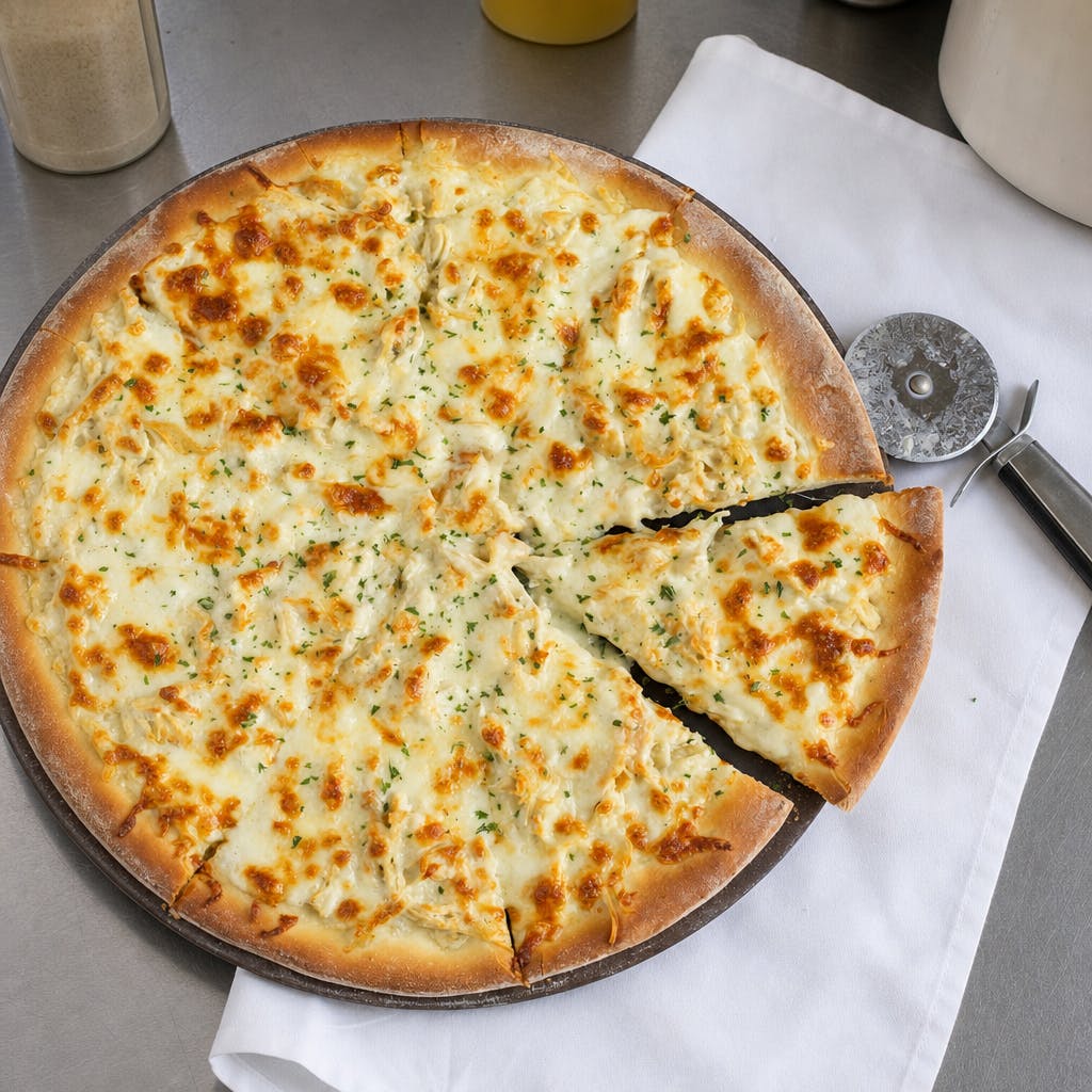 Fettucine Alfredo Pizza