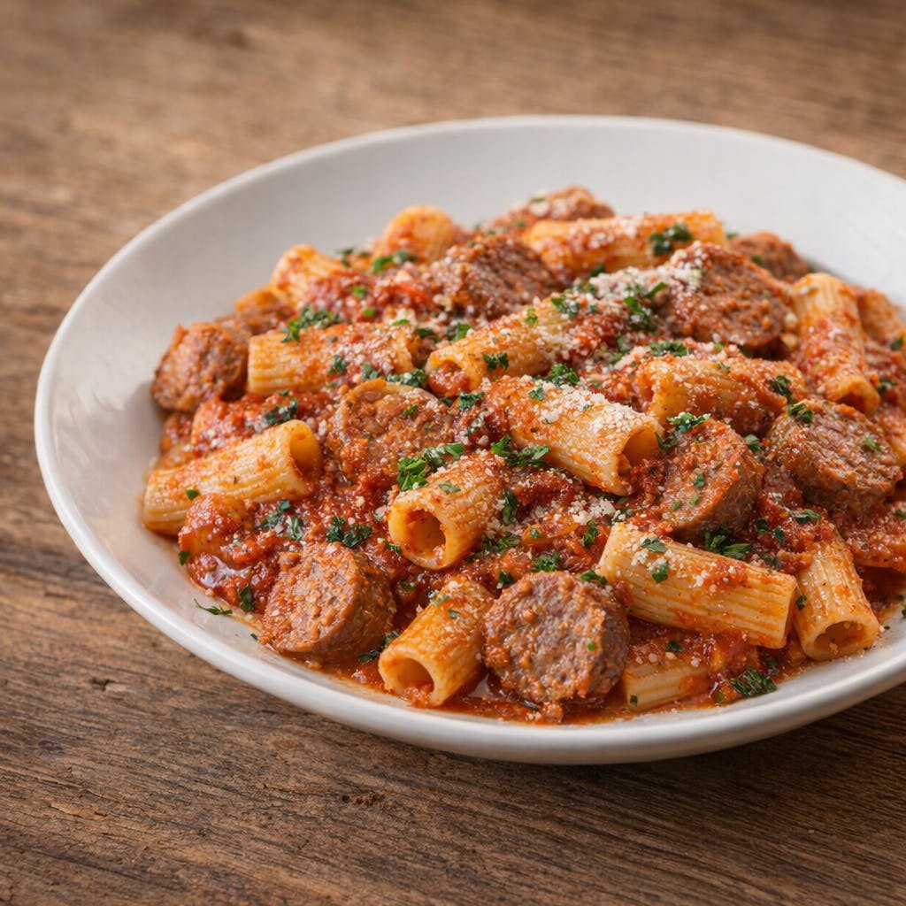 Pasta with Sausage Monday Special