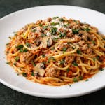 Funghi e Salsiccia Pasta