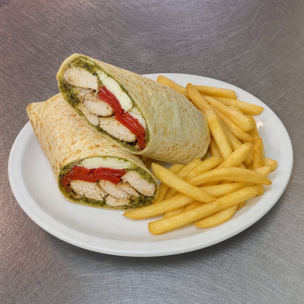 Tuscan  Chicken Wrap