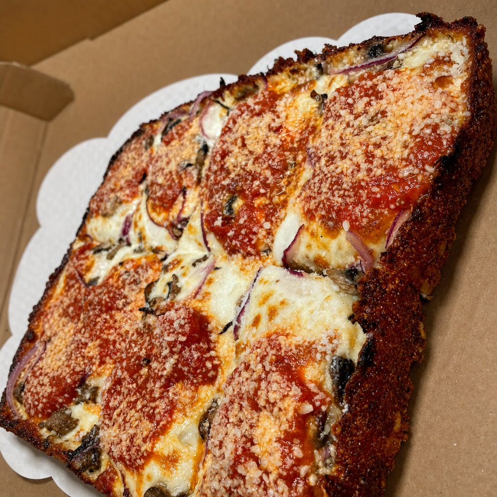 Detroit Style Pizza