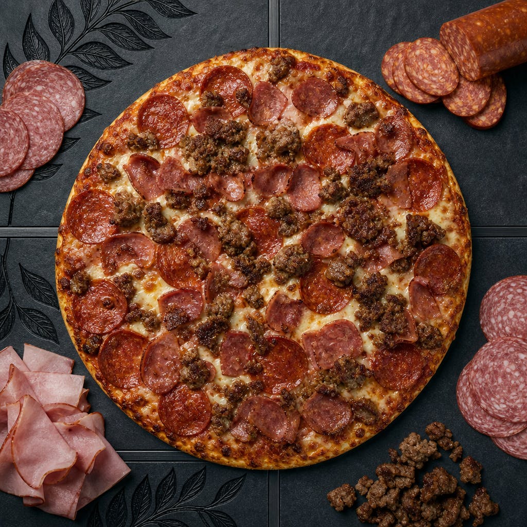 All Meat Combination Pizza