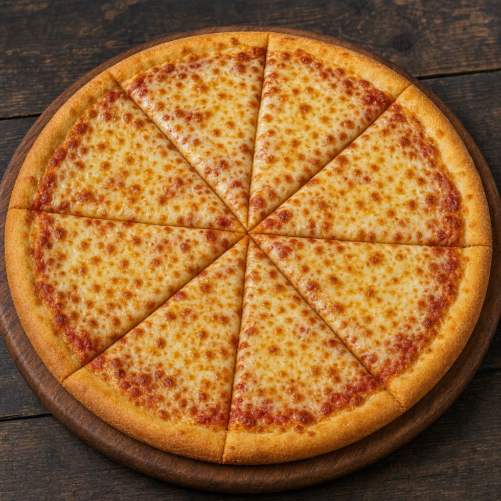 Eight Cut Cheese Pizza