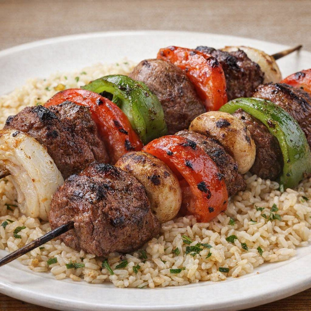Beef Kabob Dinner