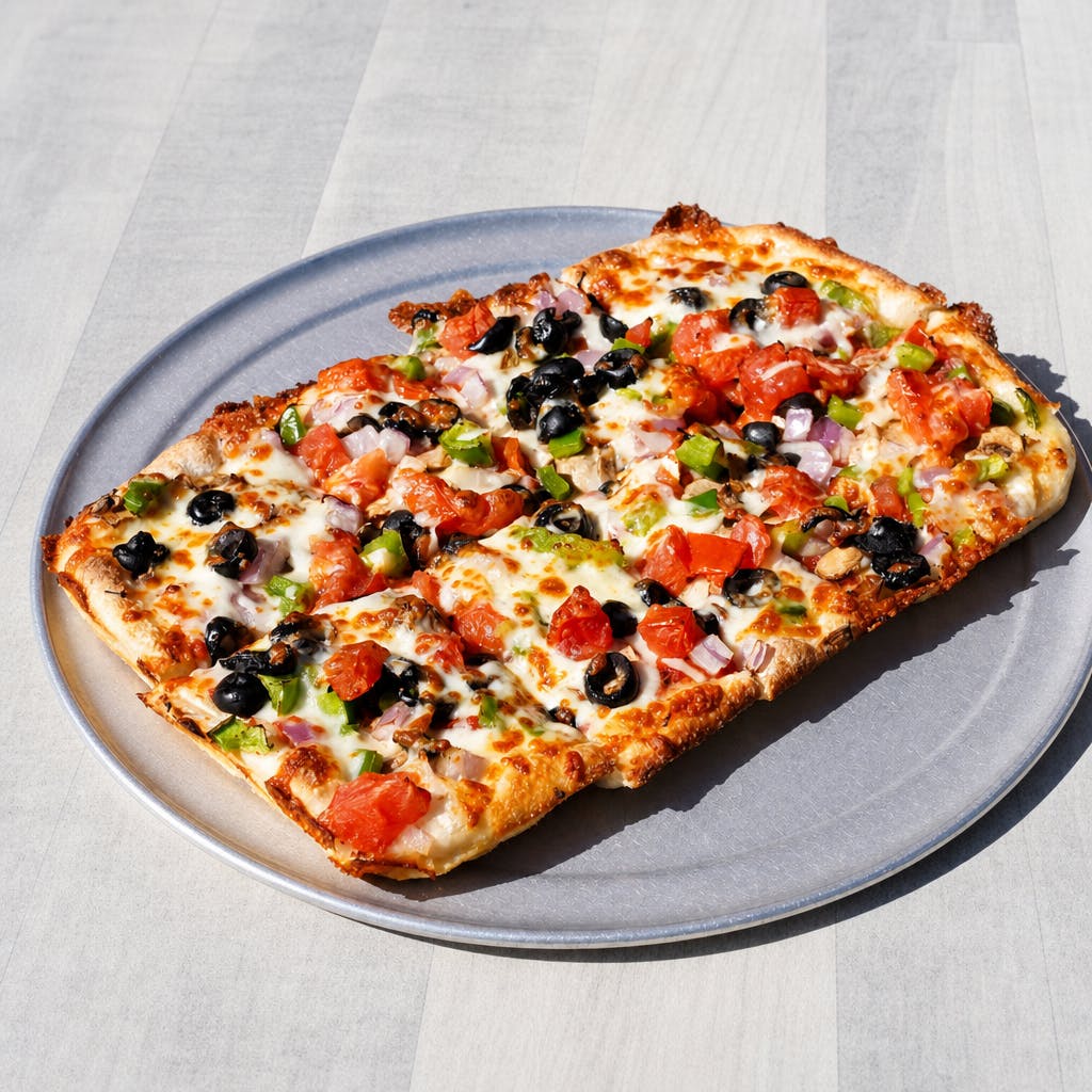 Deep Pan Vegetarian Pizza