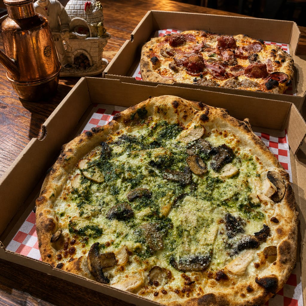 Chicken Pesto Pizza