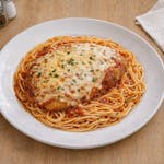 Chicken Parmigiana with Spaghetti