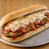 Eggplant, Peppers & Onions Parmigiana Sub