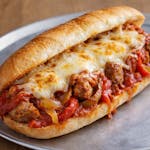 Sausage, Peppers & Onions Parmigiana Sub