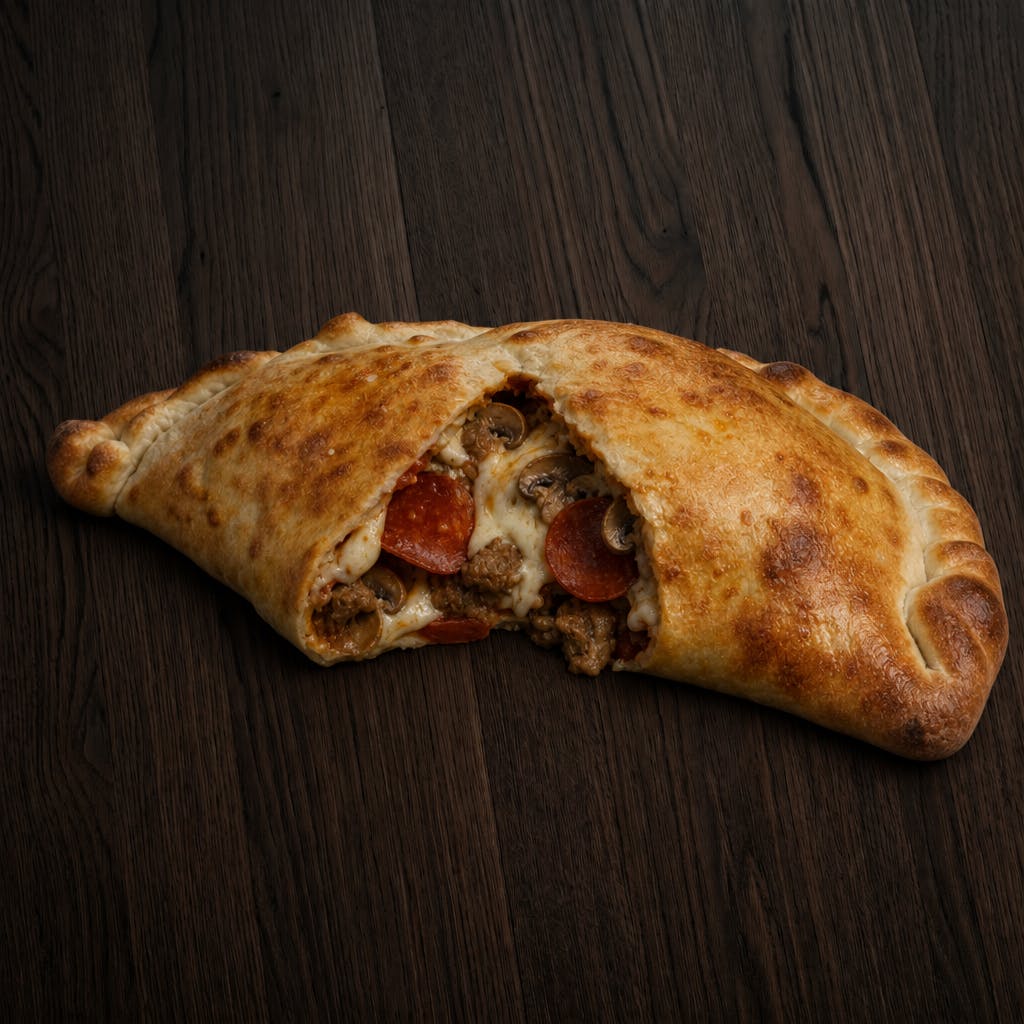 Large Combo Calzoni (Pepperoni, Sausage & Mushrooms)