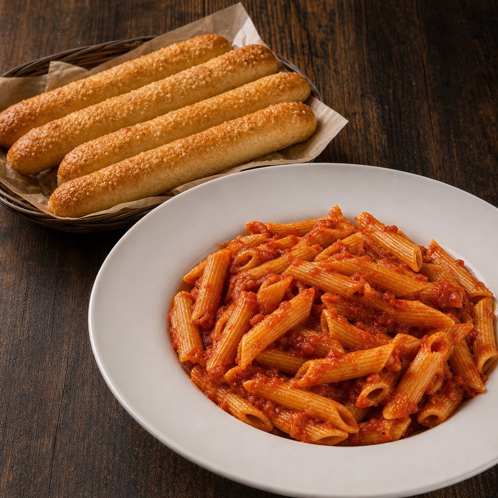 Any Medium Pasta Dinner with Breadsticks Special
