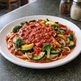 Linguine Primavera with Marinara Sauce