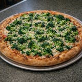Broccoli with Fresh Garlic Pizza