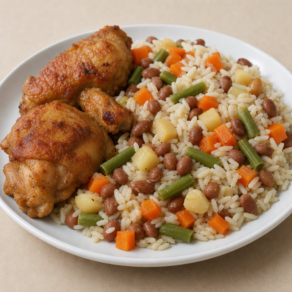 Rice & Beans with Legume & Chicken