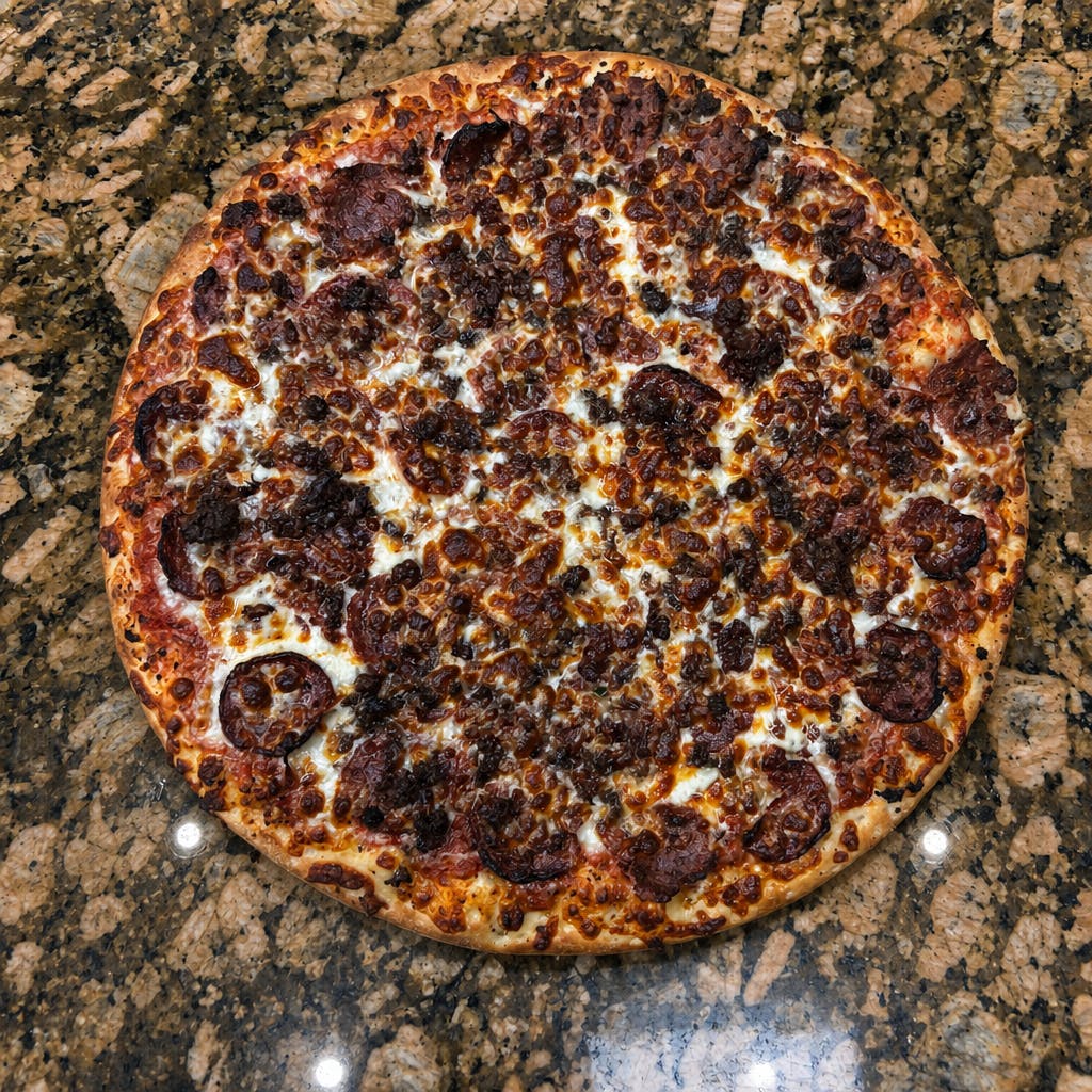 11. Mega Meat Pizza
