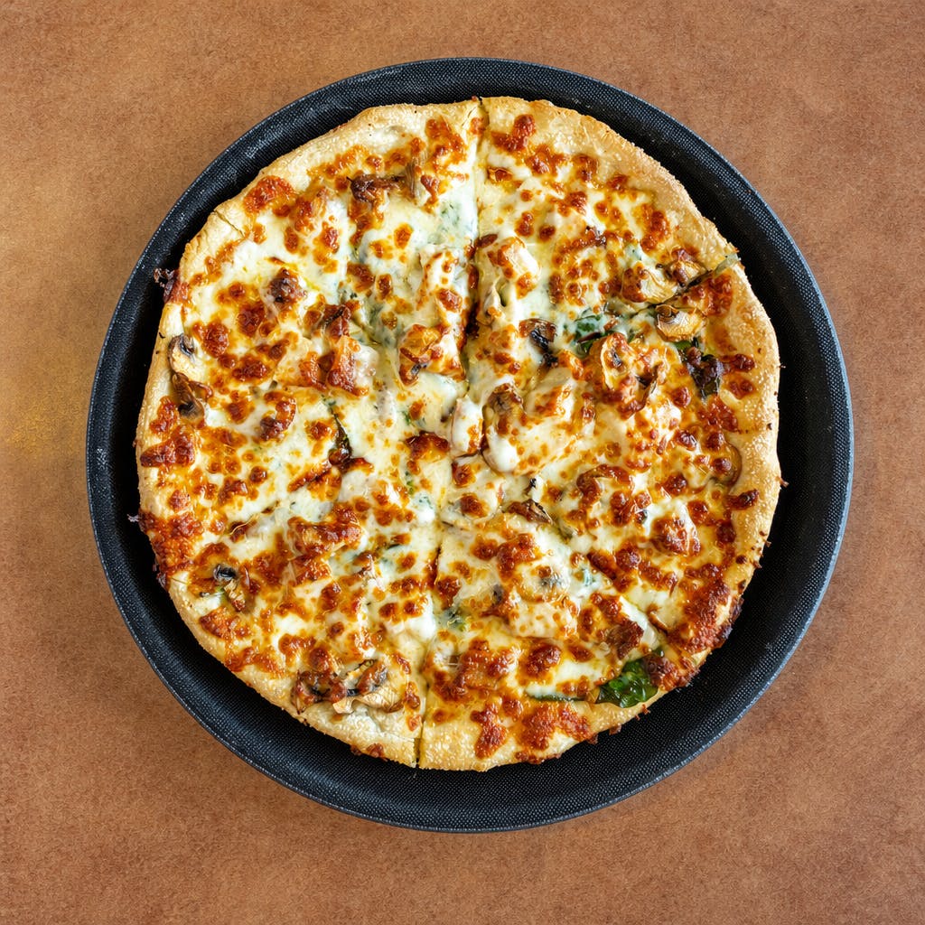 CHICKEN ALFREDO PIZZA