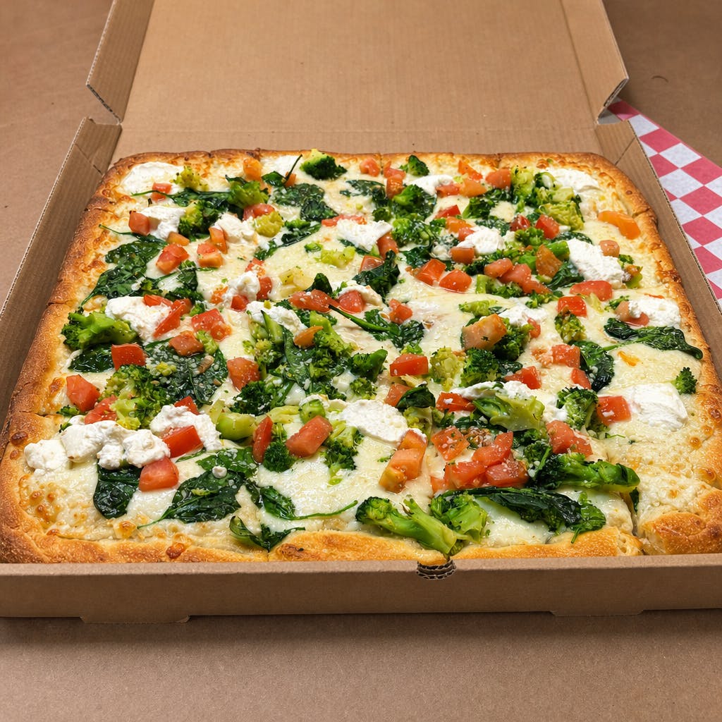 Veggie White Pizza