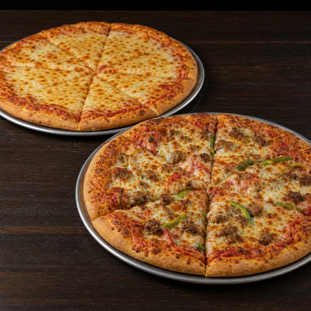 Buy One Medium Pizza & Get The Second Medium Pizza For Free