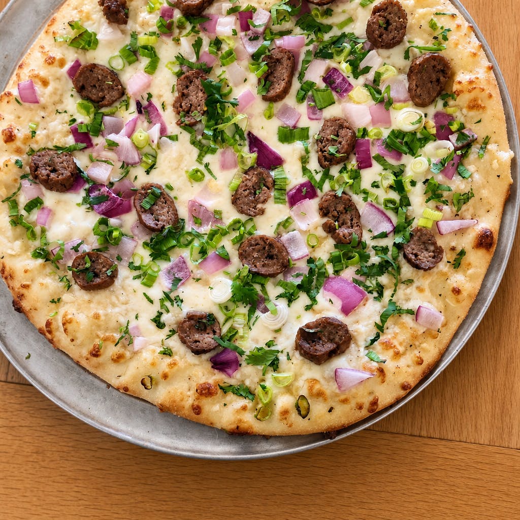 Lamb Kabab Pizza