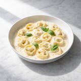 Cheese Tortellini with Alfredo Sauce