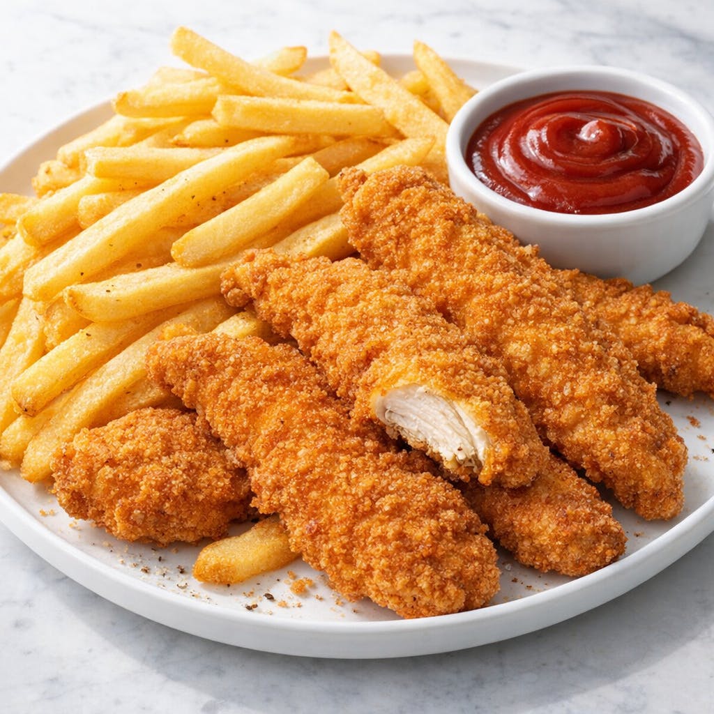Chicken Fingers with Fries