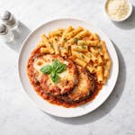 Eggplant Parmigiana with Ziti - Lunch