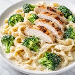 Fettuccine Alfredo with Chicken & Broccoli