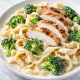 Fettuccine Alfredo with Chicken & Broccoli