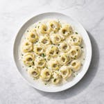 Meat Tortellini with Alfredo Sauce