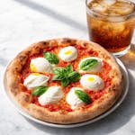 Mini Pizza with One Topping & Drink - Lunch