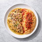 Chicken Italiano with Side Pasta