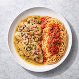Chicken Italiano with Side Pasta