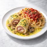 Chicken Rollatini with Side Pasta