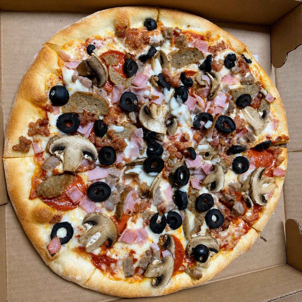 ''The Works'' Pizza