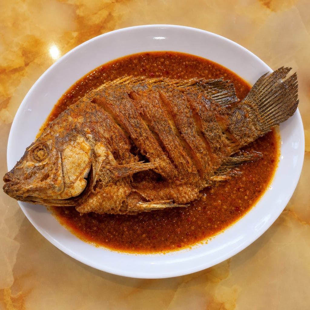 Fried Tilapia Fish Whole
