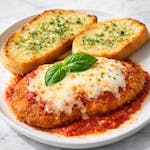 Kids Chicken Parmesan & Garlic Bread