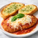 Kids Chicken Parmesan & Garlic Bread